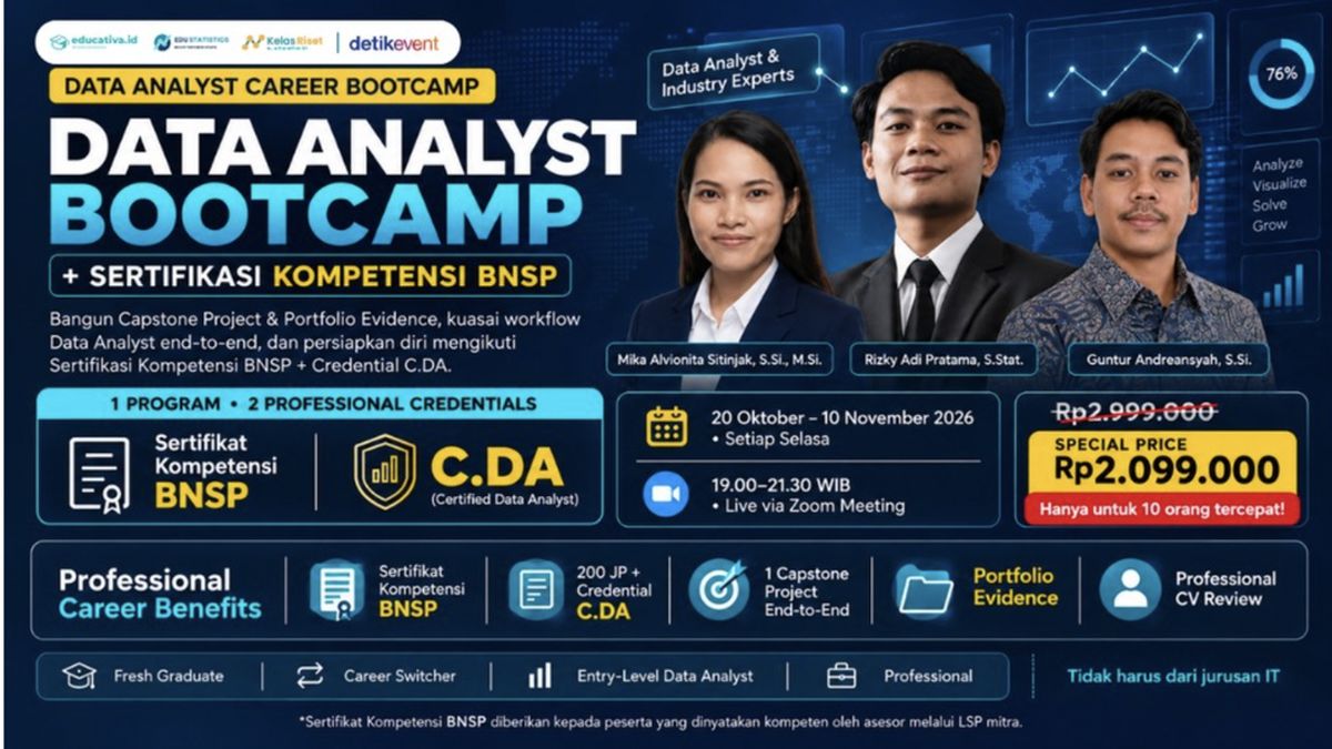 Persiapkan Diri untuk Uji Kompetensi Data Analyst BNSP dengan Latihan dan Portfolio yang Tepat