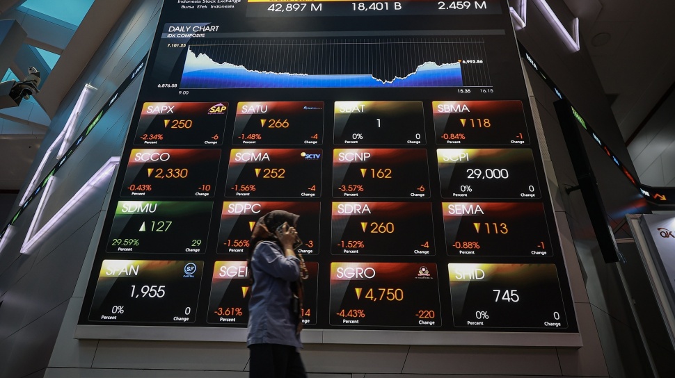 Kondisi Bursa Saham Indonesia Memburuk Pasca Pencopotan Purbaya