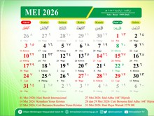 Jadwal Cuti Bersama Mei 2026, Siapkan Diri untuk 2 Akhir Pekan Panjang!
