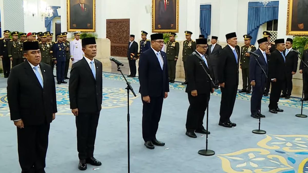 Pelantikan Pejabat Baru oleh Prabowo di Istana Kepresidenan