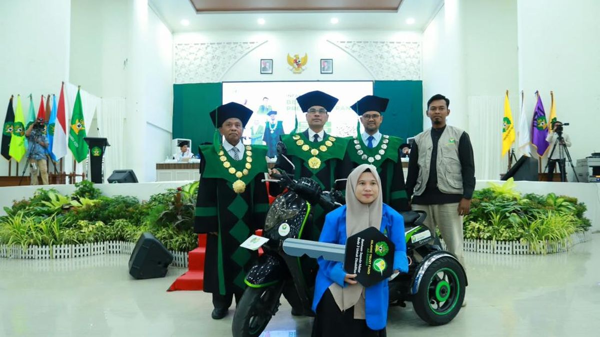 UIN Ar-Raniry Berikan Motor Modifikasi untuk Mahasiswa Disabilitas Daksa