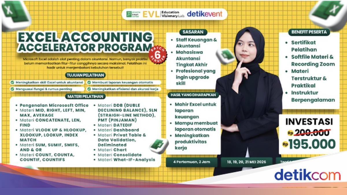 Excel Bukan Sekadar Spreadsheet! Tingkatkan Keterampilan Akuntansi Melalui Program Accelerator