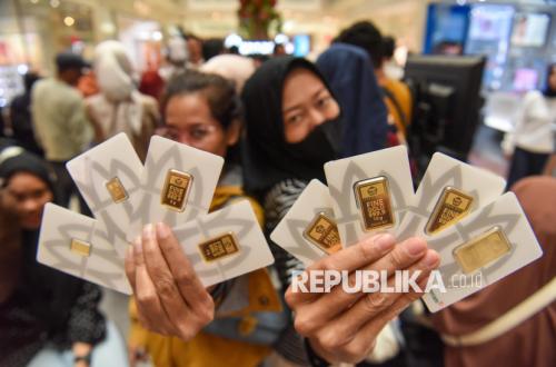 Harga Emas Antam Stabil di Rp 2,839 Juta per Gram