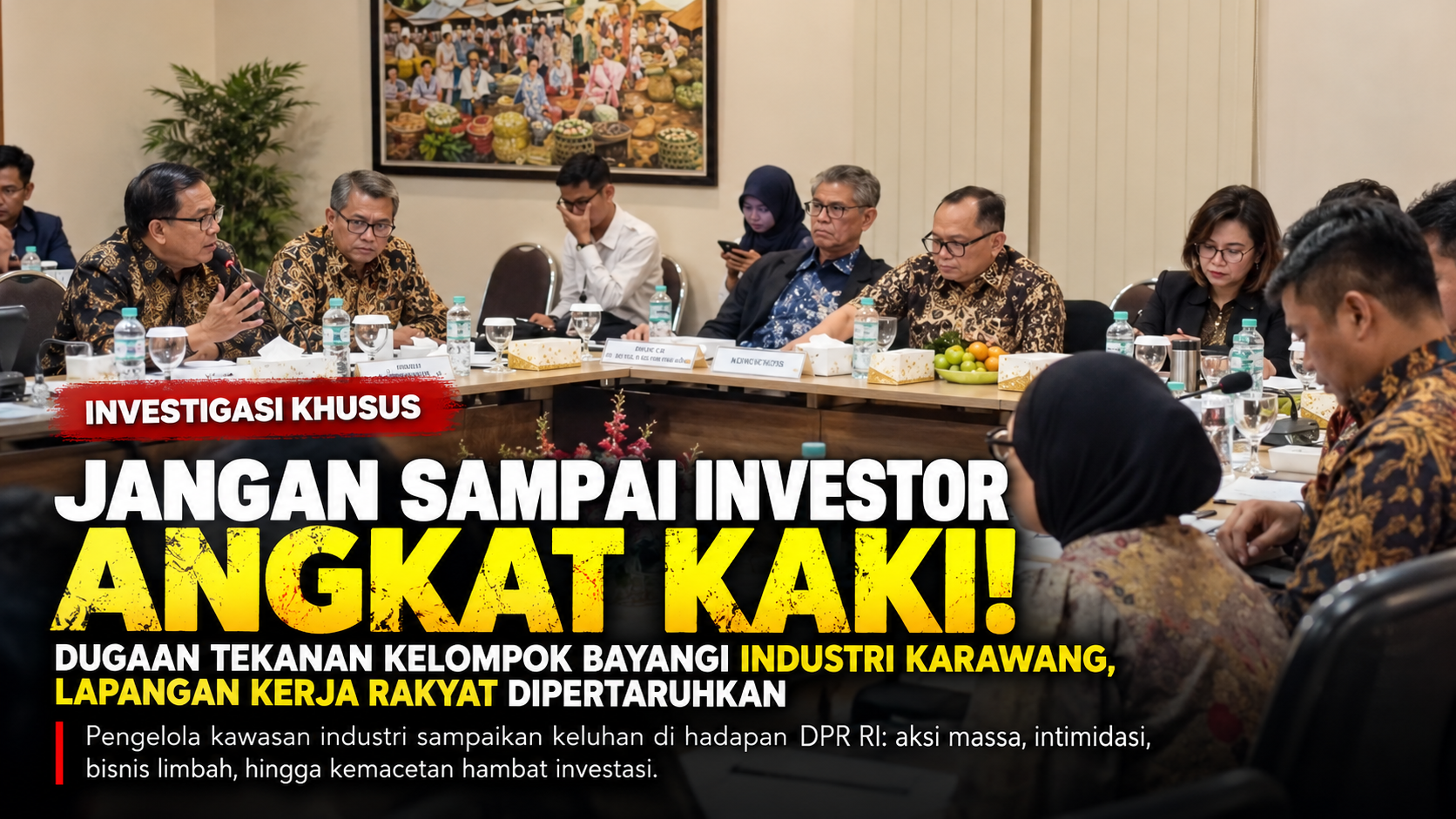 Jangan Sampai Investor Angkat Kaki! Dugaan Tekanan Kelompok Bayangi Industri Karawang, Lapangan Kerja Rakyat Dipertaruhkan