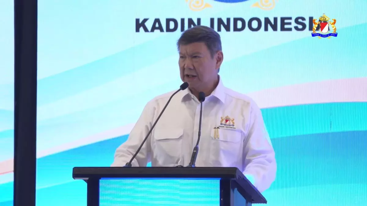 Utusan Khusus Presiden RI Bidang Iklim dan Energi, Hashim Djojohadikusumo dalam Rapimnas Kadin, Kamis (29/10/2026). [Screenshot YouTube Kadin Indonesia]