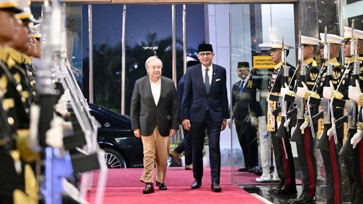 Sekjen PBB António Guterres Tiba di Indonesia, Siap Bertemu Presiden Prabowo
