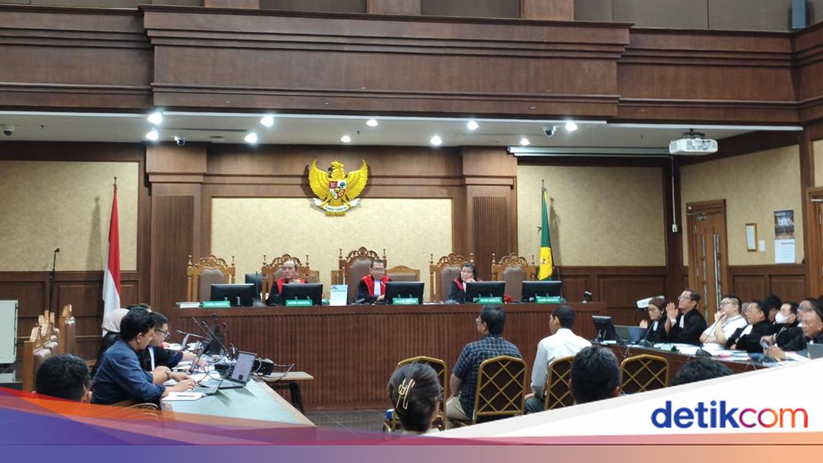 Foto: Sidang kasus korupsi kredit LPEI (Kurniawan/detikcom)