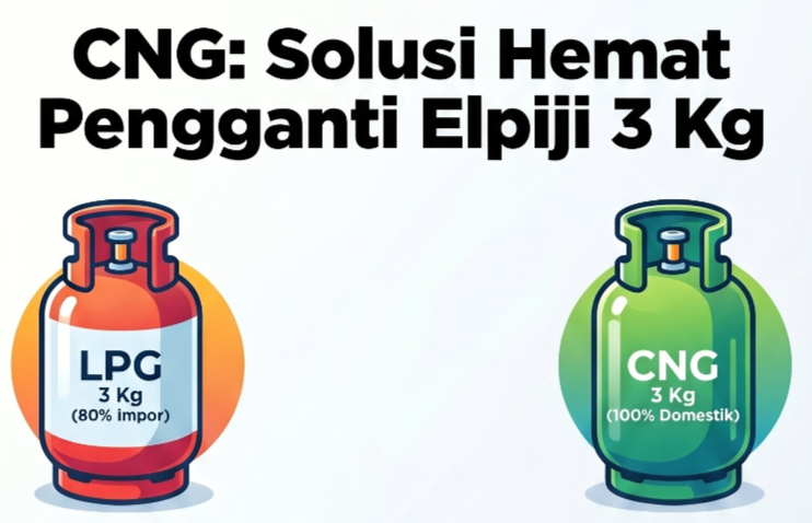 Pemerintah Jamin Masyarakat Tidak Perlu Ganti Kompor untuk Beralih ke CNG