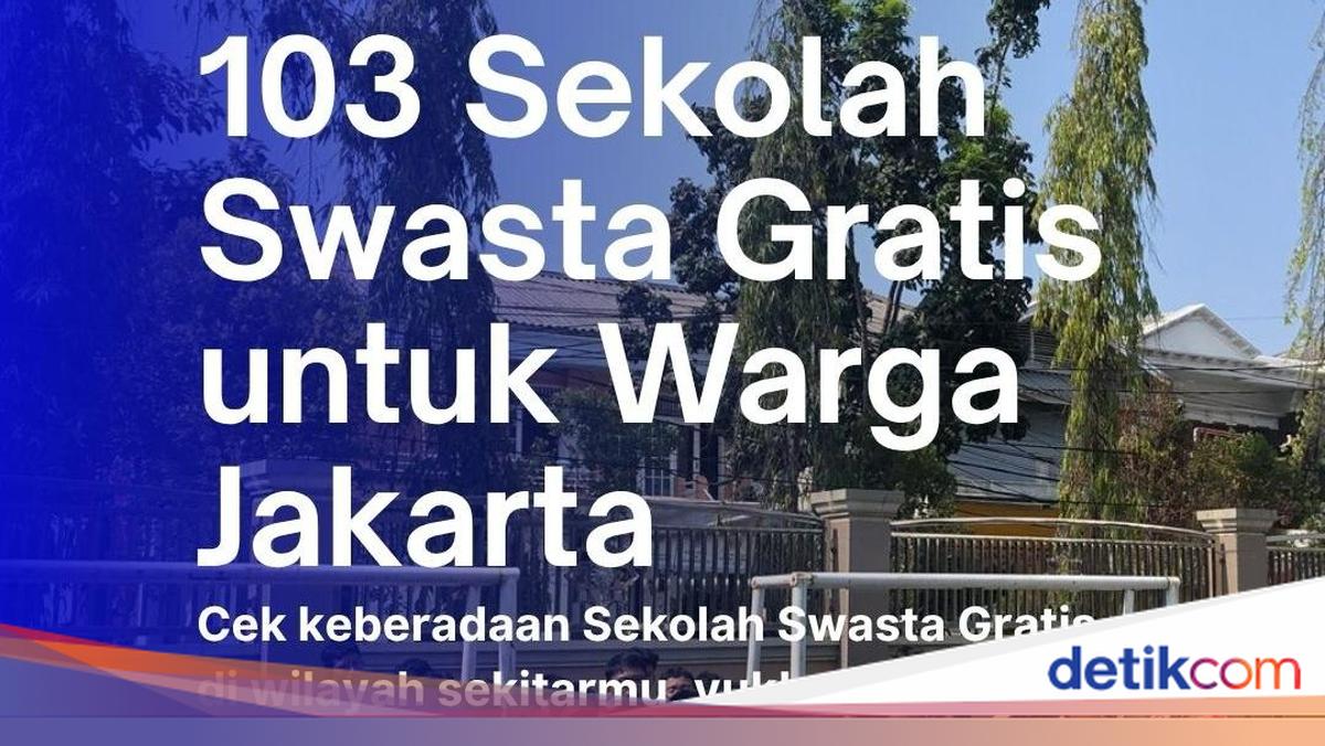 ---
Pendaftaran Sekolah Swasta Gratis DKI Jakarta Dimulai 15 Juni, Simak Daftar Sekolahnya!

---