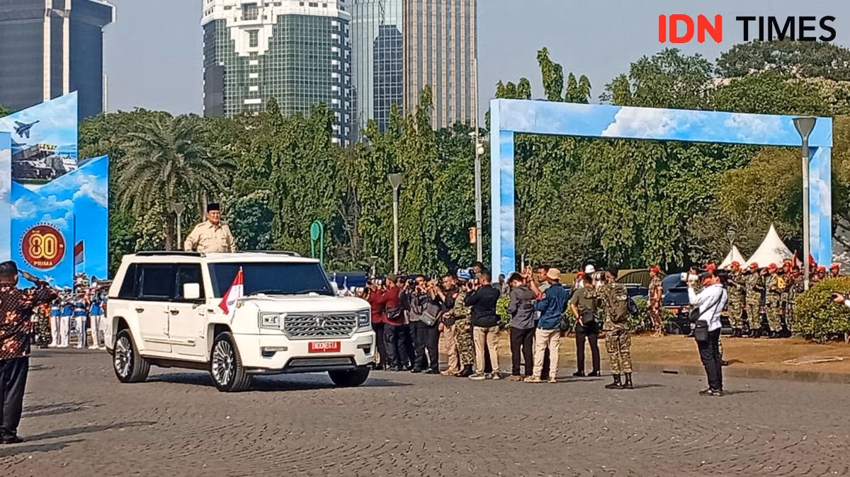 Prabowo Subianto Siap Memimpin Upacara HUT ke-81 TNI