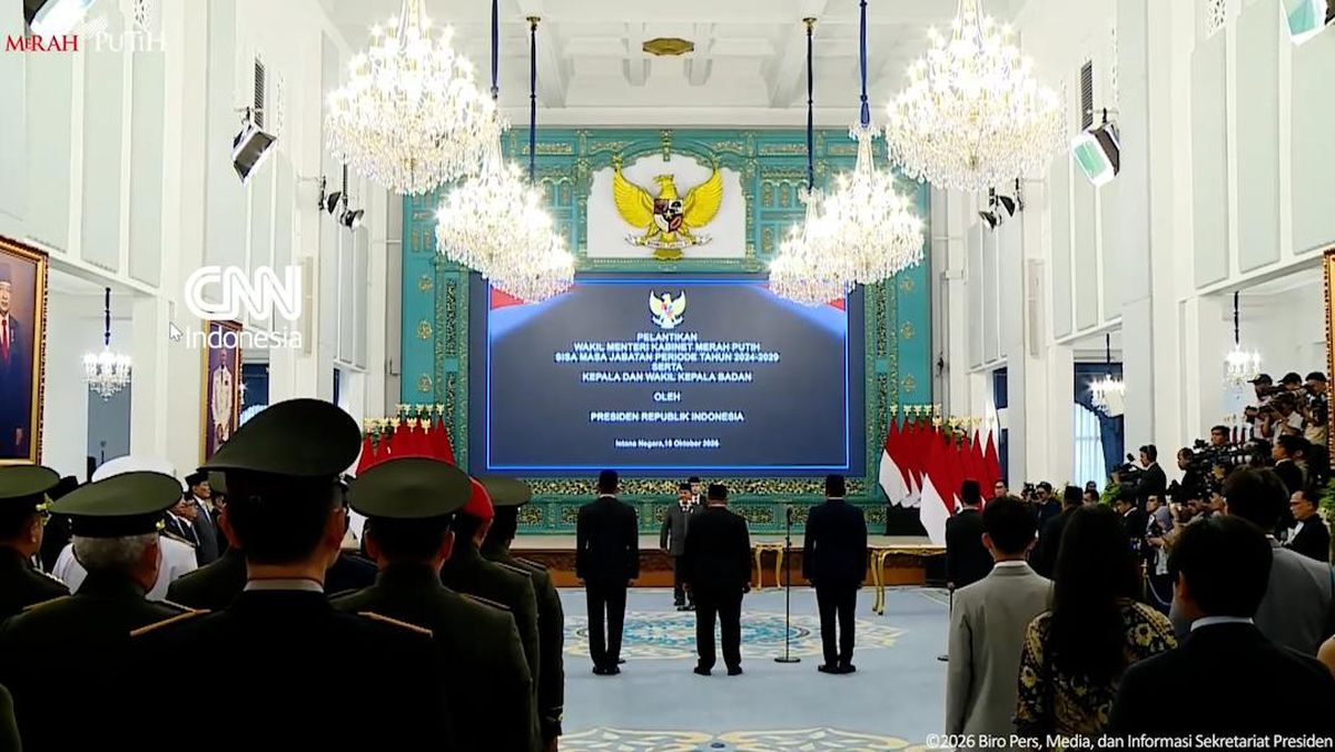 Pelantikan Pejabat Baru oleh Presiden Prabowo di Istana Kepresidenan