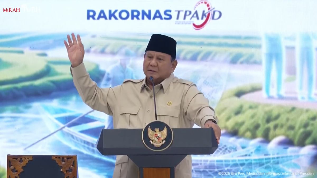 Presiden RI Prabowo Subianto menekankan pentingnya sistem seleksi yang baik dalam menentukan pemimpin yang unggul secara otak, fisik, maupun jiwa. (Sekretariat Presiden)