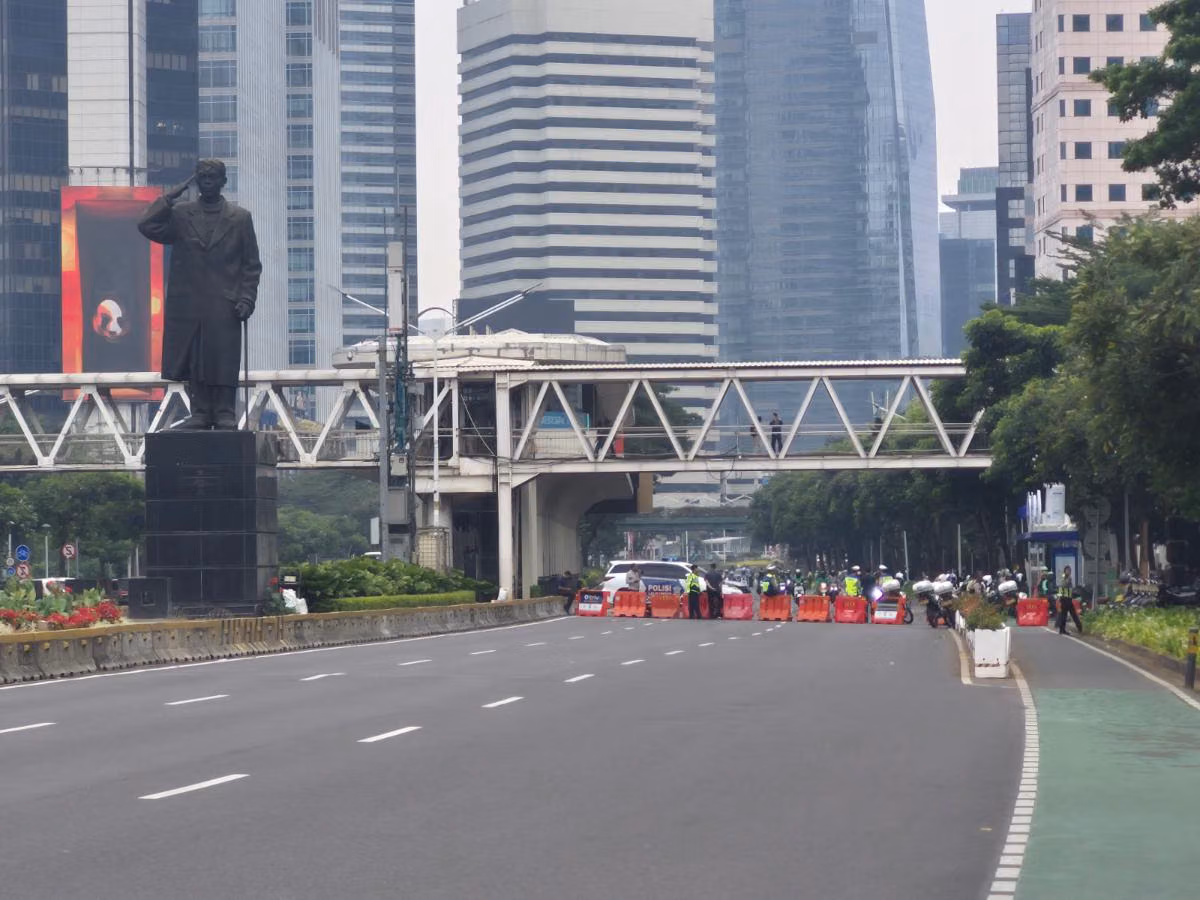 Rekayasa Lalu Lintas Menyambut Aksi Mahasiswa di Jakarta