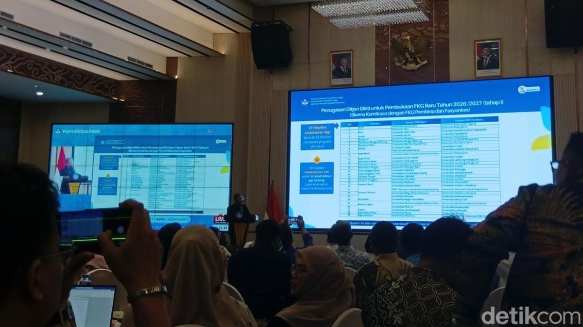 29 Perguruan Tinggi Akan Buka Fakultas Kedokteran Gigi Mulai 2026