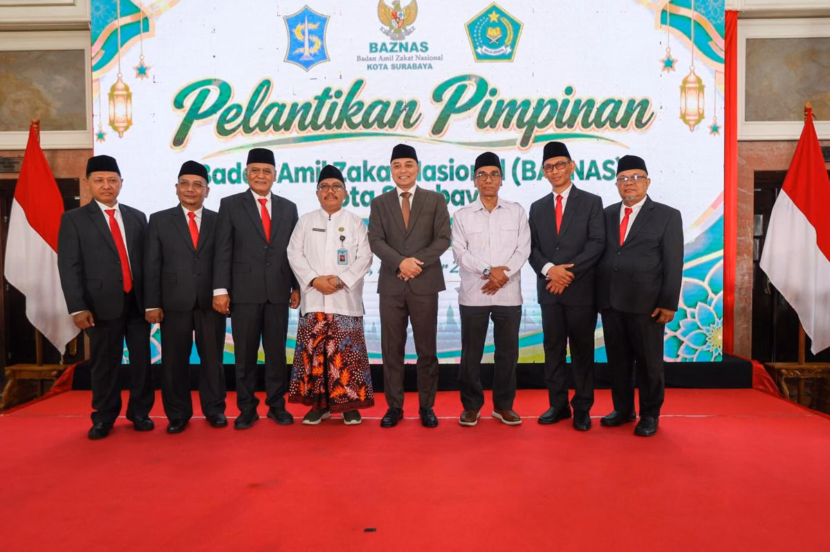 Penghargaan Grand BAZNAS 2026 Diterima Wali Kota Surabaya atas Komitmen Pengelolaan Zakat