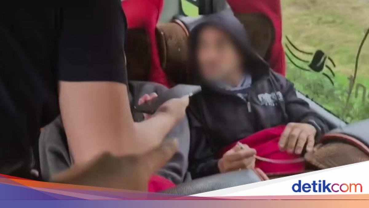 WN Irak pembunuh cucu Mpok Nori saat ditangkap polisi (Foto: Tangkapan layar video)