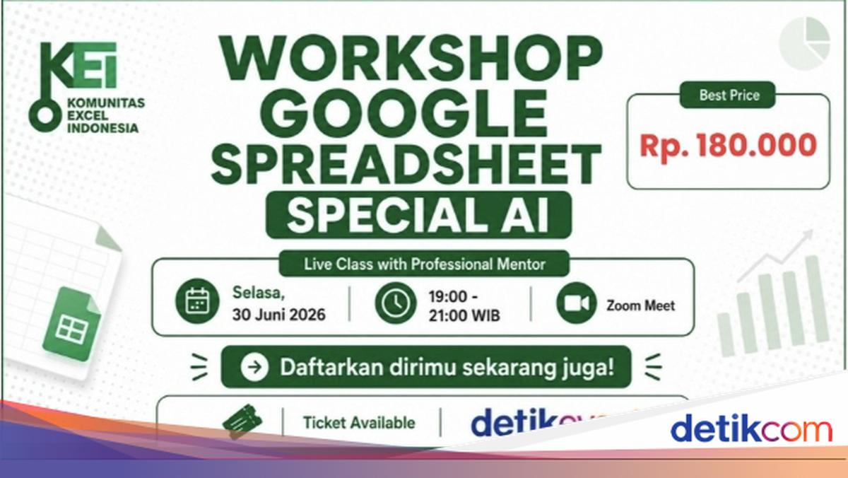 Workshop Google Spreadsheet AI: Mempercepat Pekerjaan Data